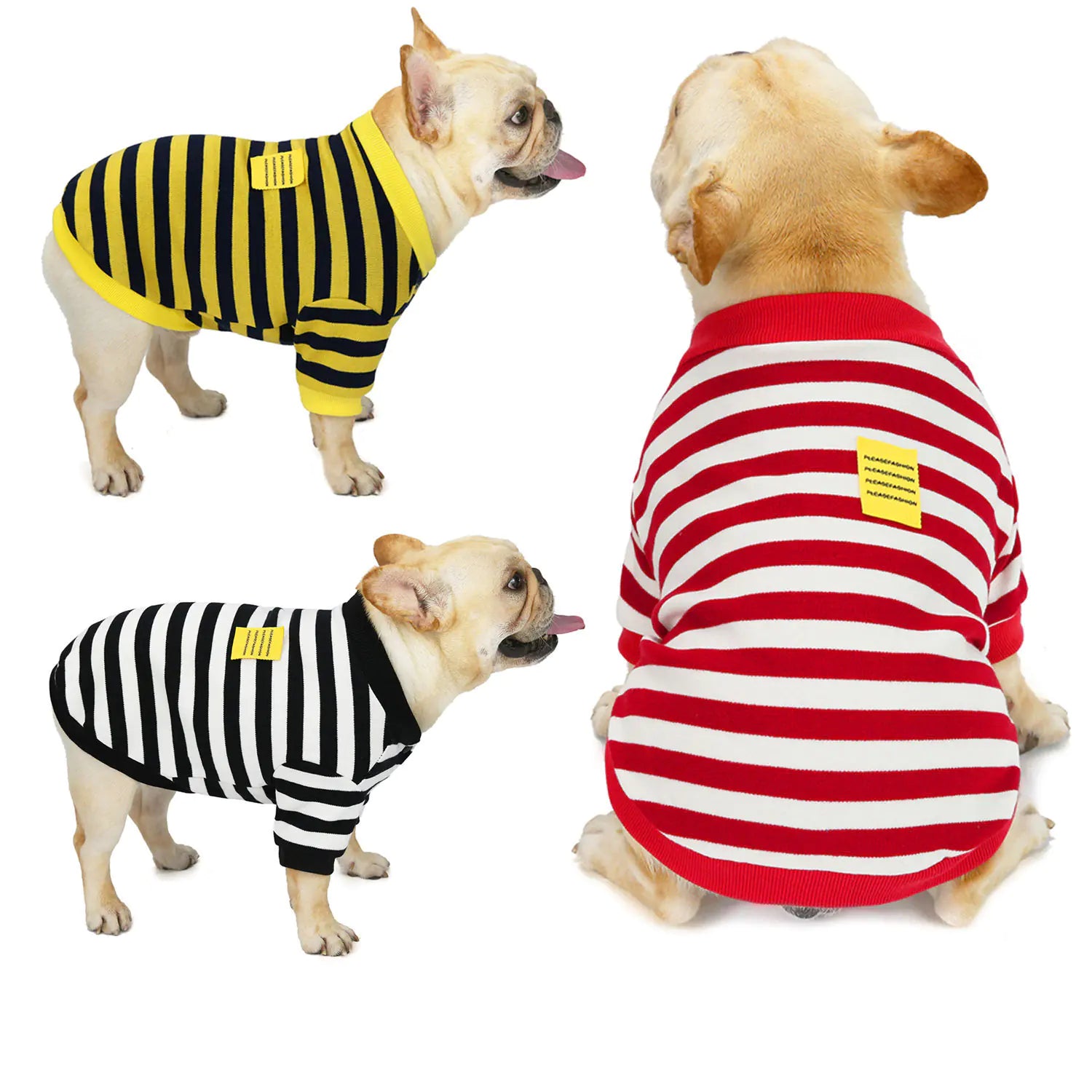 Striped Bullfighting Sweater for Dogs - Fall/Winter Coat