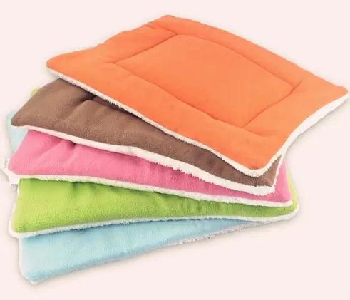Pet Cooling Mat with Candy Color Fleece Blanket