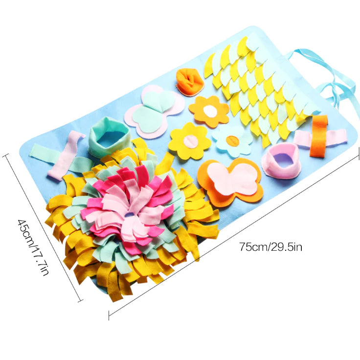 Detachable Pet Training Blanket with Sniffing Pad