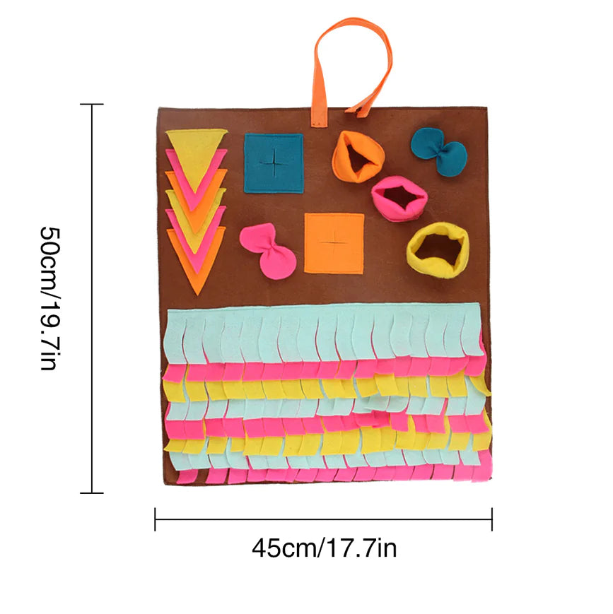 Detachable Pet Training Blanket with Sniffing Pad