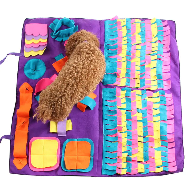 Detachable Pet Training Blanket with Sniffing Pad
