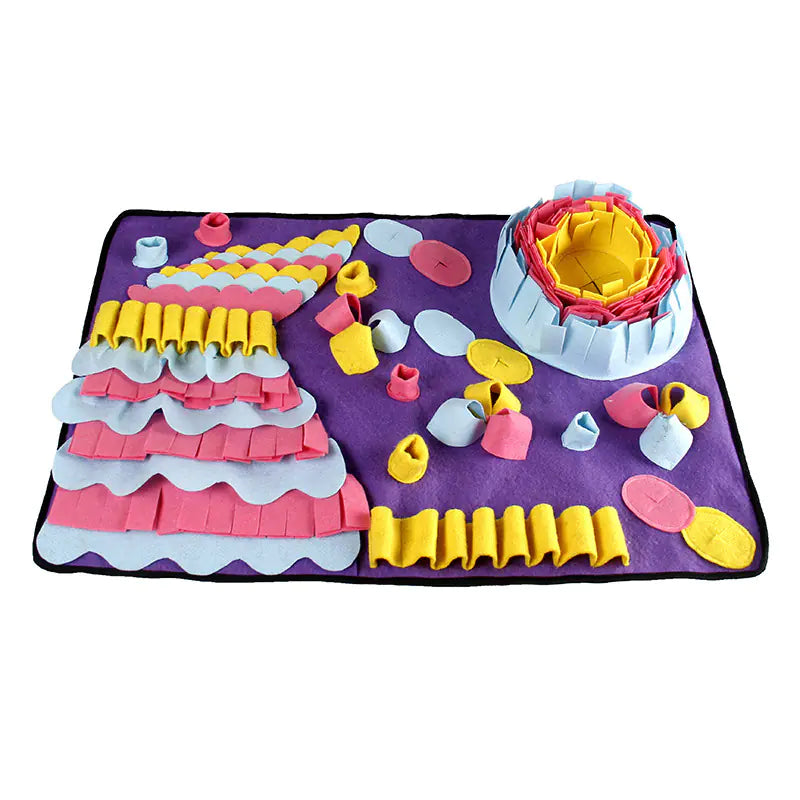 Detachable Pet Training Blanket with Sniffing Pad