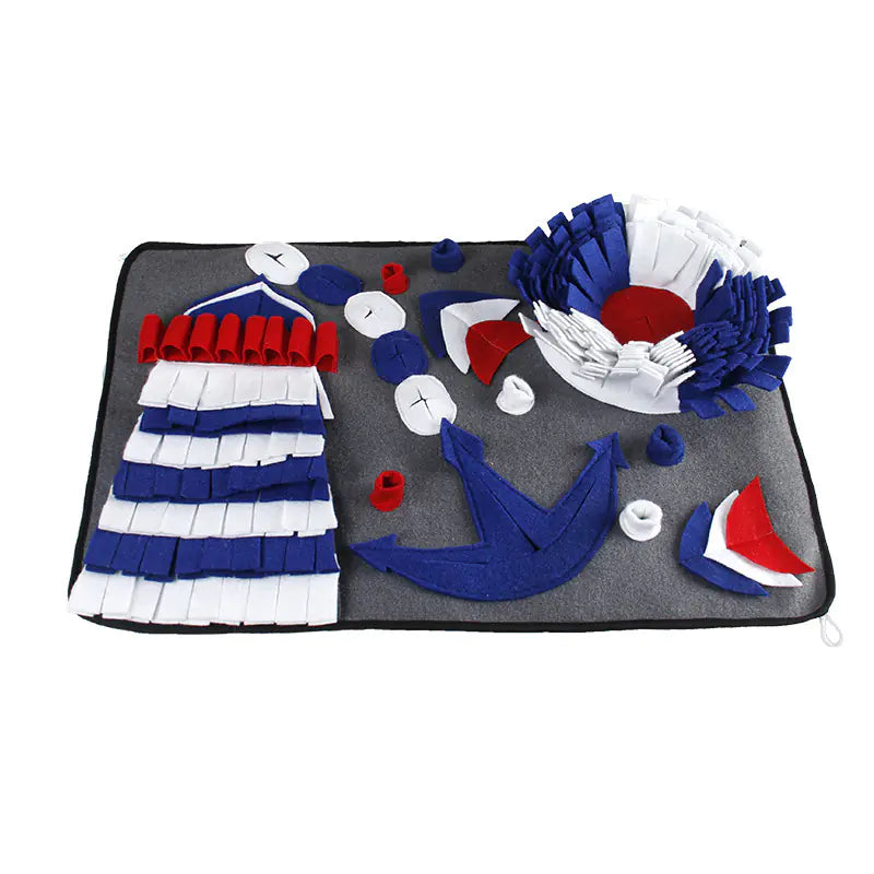 Detachable Pet Training Blanket with Sniffing Pad
